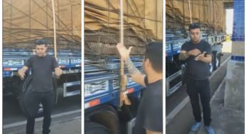 PRF prende R$ 30 mil reais em abacaxi e caminhoneiro revoltado solta o verbo