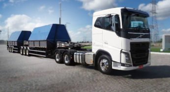 Porque esse caminhões andam devagar? O que carregam?