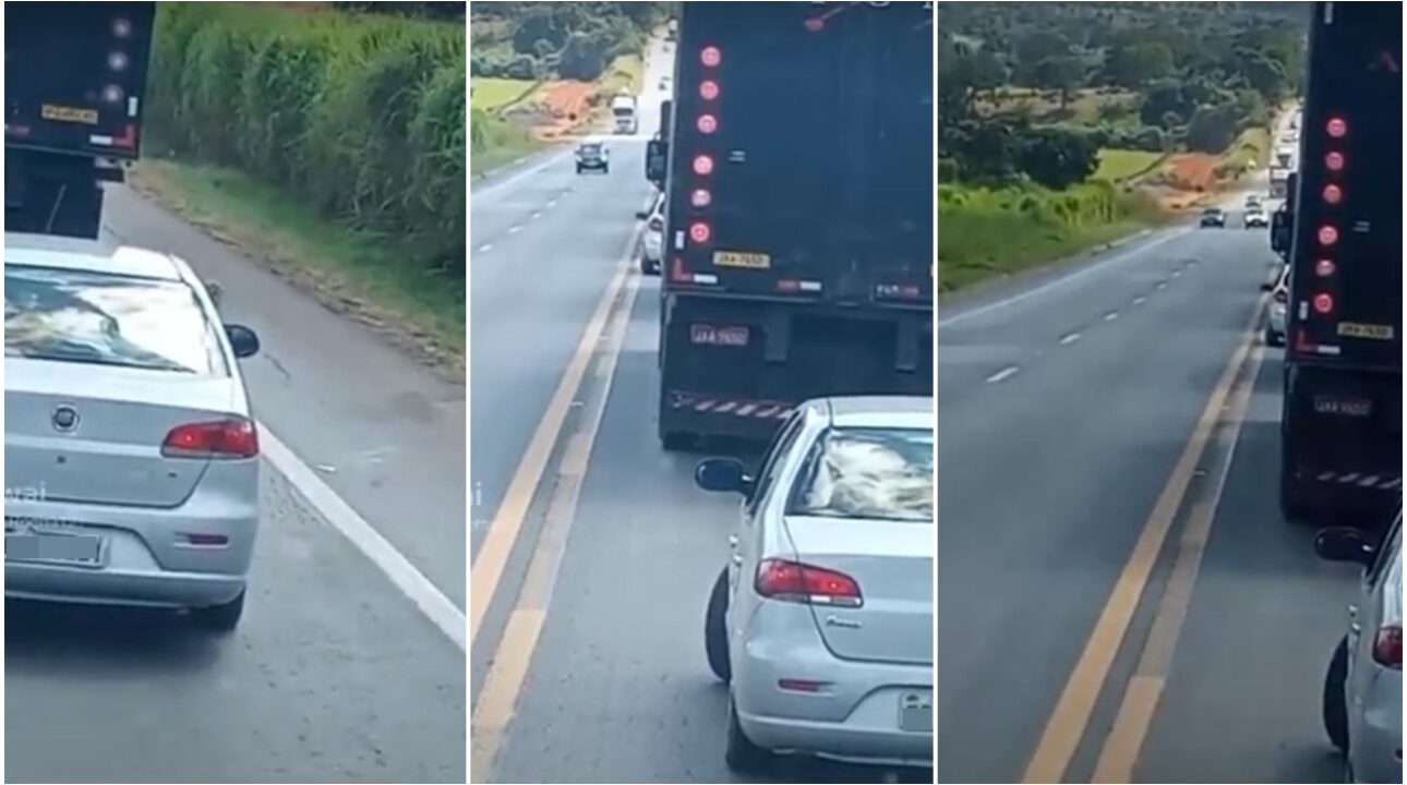 Vai parar atrás de um caminhão? veja essa dica que pode salvar sua vida