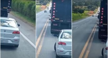 Vai parar atrás de um caminhão? veja essa dica que pode salvar sua vida