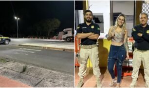 Caminhoneira 'Tal da loira' poderia está sendo observada pela PRF antes da apreensão de caminhão