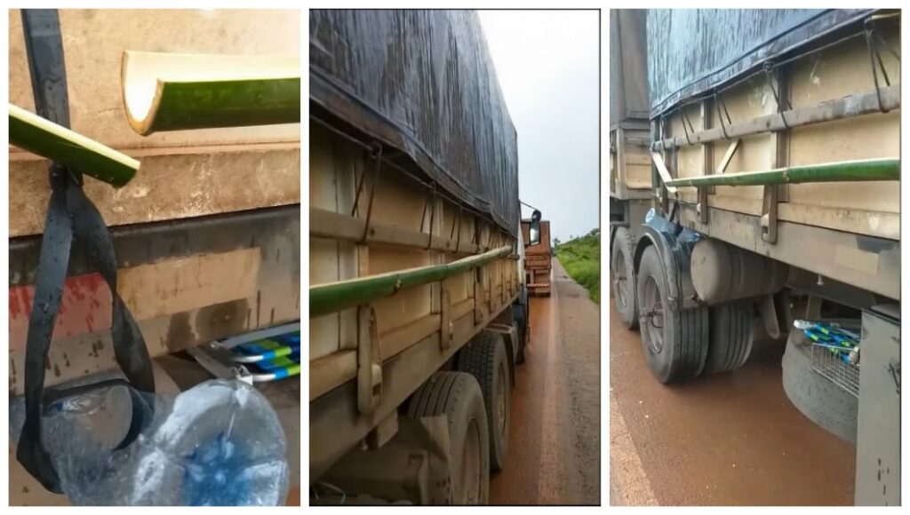 Caminhoneiro desenvolve sistema para captação de água em carreta