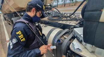 Dois dias a PRF flagra 11 caminhões sem arla 32 ou com diesel s500