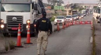 Durante dois dias de fiscalização PRF registrou 121 infrações à lei do Descanso