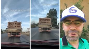 Homem divulga vídeo de caminhoneiro ao invés de ajudá-lo