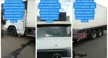 PRF faz caminhoneiro tirar todos os acessórios e ainda aplica 8 multas no caminhão