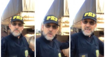 PRF flagra carreta sem combustível e manda recado aos caminhoneiros