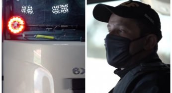 PRF manda recado para modinha de led vermelho em para-brisa de caminhões