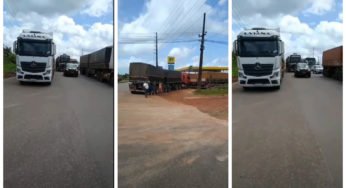 PRF multa caminhoneiros que aguardavam descarregamento em posto de combustível