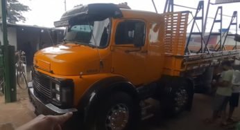 A mercedinha 1519 mais top do Brasil