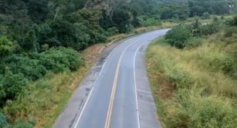 Curva mortal na BR-101 no sul da Bahia