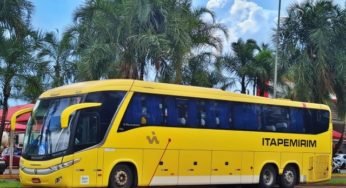 Ônibus da Itapemirim estar abandonado há pelo menos 2 meses em Ourinhos