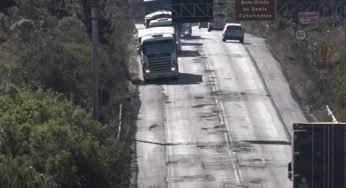 Caminhoneiros estão preocupado com a falta de manutenção na BR-282