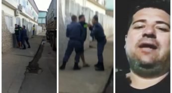 Caminhoneiro é preso após estacionar em frente à escola