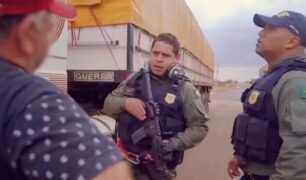 Caminhoneiro não aguenta pressão da PRF e abre o jogo do que estava transportando
