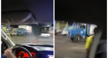 Motorista tenta evitar tragédia com caminhão desgovernado