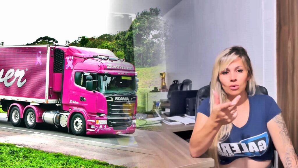 Sheila Bellaver decide rifa o seu scania "Estou com problemas financeiros"