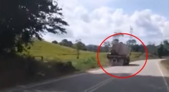 O que aconteceu com esse caminhoneiro?