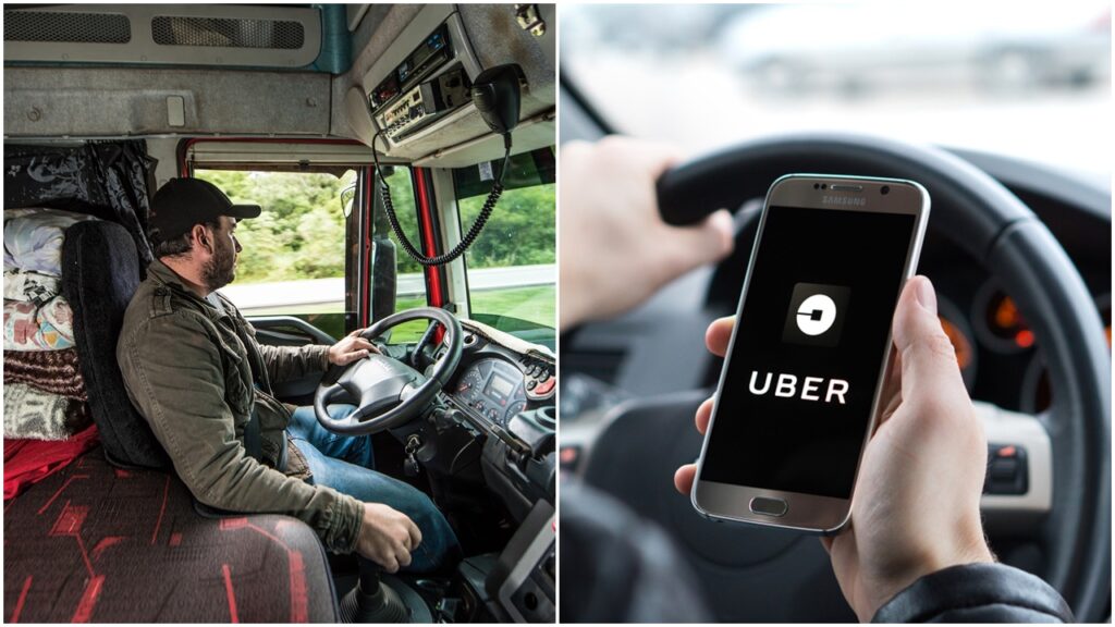 Quem ganha mais? Caminhoneiro ou Uber