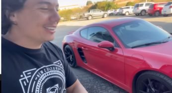 Cabelo Batateiro realiza sonho em Porsche avaliada em mais de meio milhão de reais
