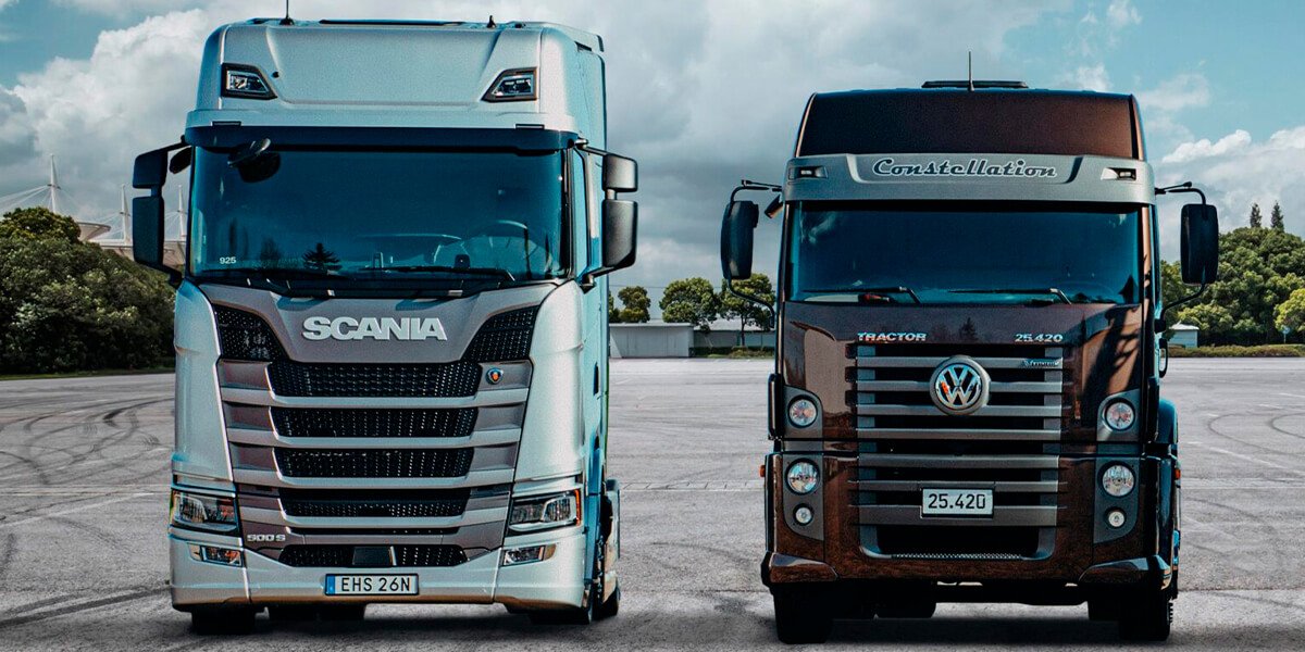 Caminhões da Volkswagen vão utilizar motor da Scania