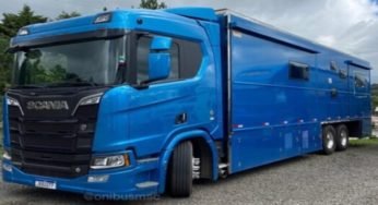 Conheça o motorhome em uma Scania R620 V8 avaliado em mais de R$ 500 mil