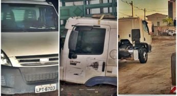 Polícia Civil e CAEMA em ação conjunta prendem em flagrante receptador e recupera caminhões roubados e peças