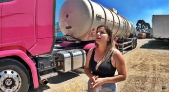 Conheça a caminhoneira e youtuber Daiane Cardoso