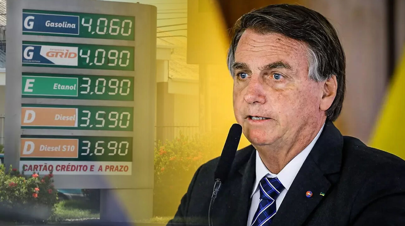 Bolsonaro anuncia nova redução na gasolina e promete que será uma das mais barata do mundo