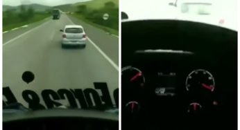 Caminhoneiro mostra porque você nunca deve mostrar o dedo