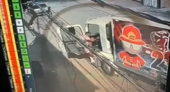 Caminhoneiro ninja consegue evitar acidente