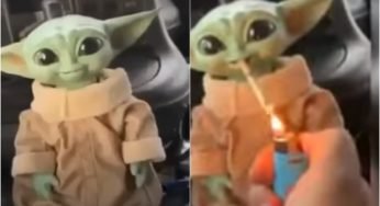 Caminhoneiro viraliza na internet dando cigarro para ET