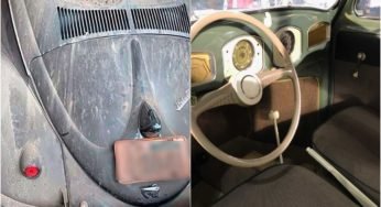 Fusca avaliado em mais de R$ 1 milhão é encontrado após incêndio