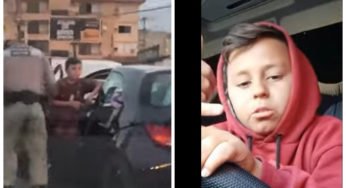 Motorista é confundido com criança e acaba sendo parado enquanto dirigia