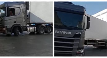 Ninguém acreditou que ele conseguiria sair com o caminhão