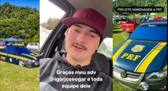 Saveiro com pintura da PRF finalmente será liberado do pátio