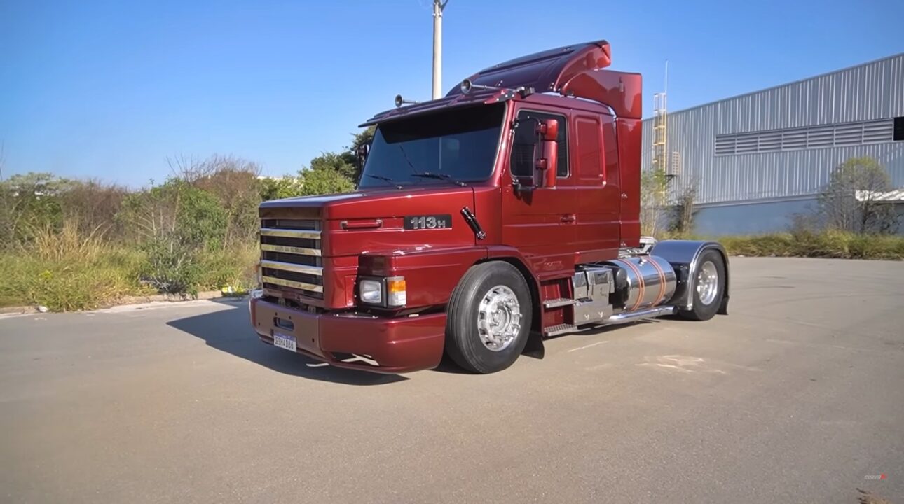 Olha o que ele fez nesse caminhão Scania 113H