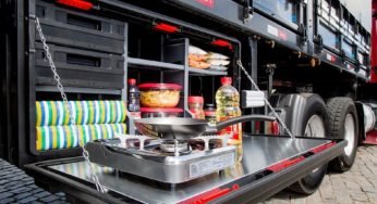 Quanto custa uma geladeira e uma caixa de cozinha para os caminhoneiros