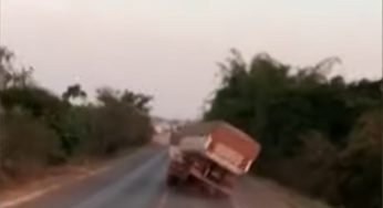 Caminhoneiro é preso após fazer manobras perigosas em avenida de Cascavel