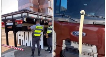 Caminhoneiro se surpreende com diversas multas levada em seu caminhão