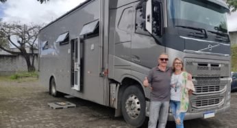 PRF aposentado monta motorhome em caminhão avaliado em mais de R$ 500 mil.