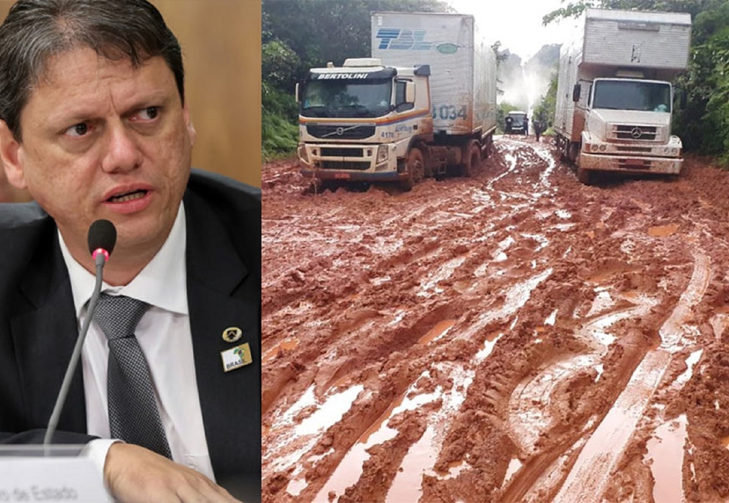 Ex-ministro da infraestrutura é cobrado em relação à obras inacabadas durante a sua gestão