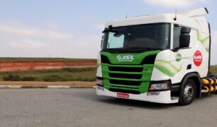 Veja caminhão da Scania movido 100% a Gás Natural Veicular