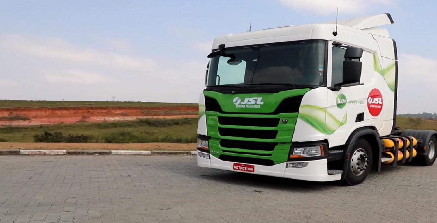 Veja caminhão da Scania movido 100% a Gás Natural Veicular