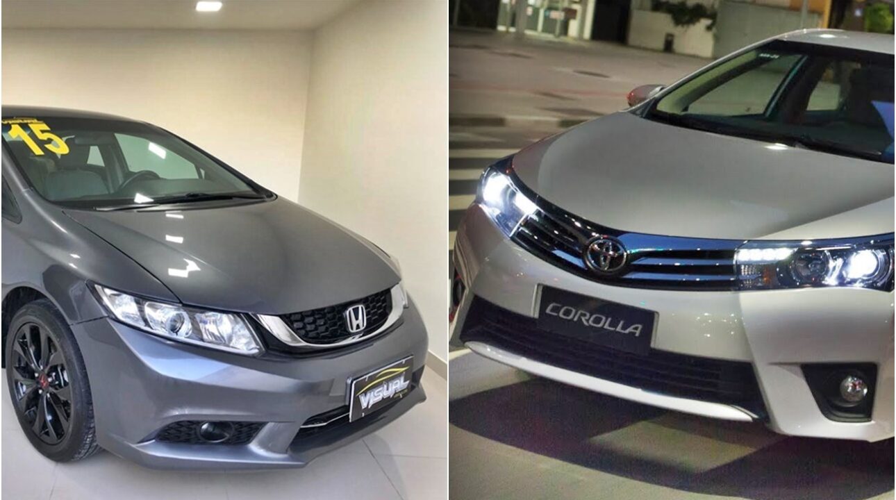 Corolla 2015 ou Honda Civic 2015? qual é o melhor?