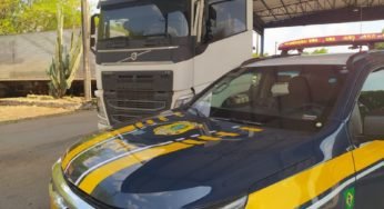 Caminhão roubado é recuperado em Guaraí pela PRF
