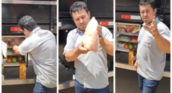 Apesar do preço elevado, caminhoneiro revela que come picanha todos os dias.