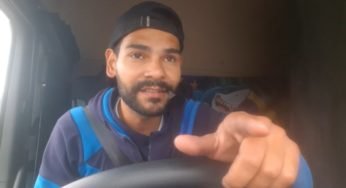 Caminhoneiro revoltado por não ter valor grava vídeo