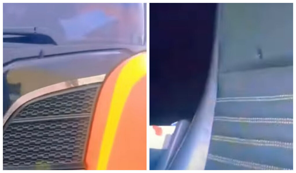 Caminhoneiro se salva de tiroteio por um milagre