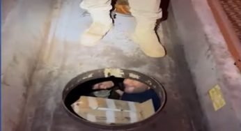 PRF entra em tanque de caminhão e encontra produto ilegal em caminhão